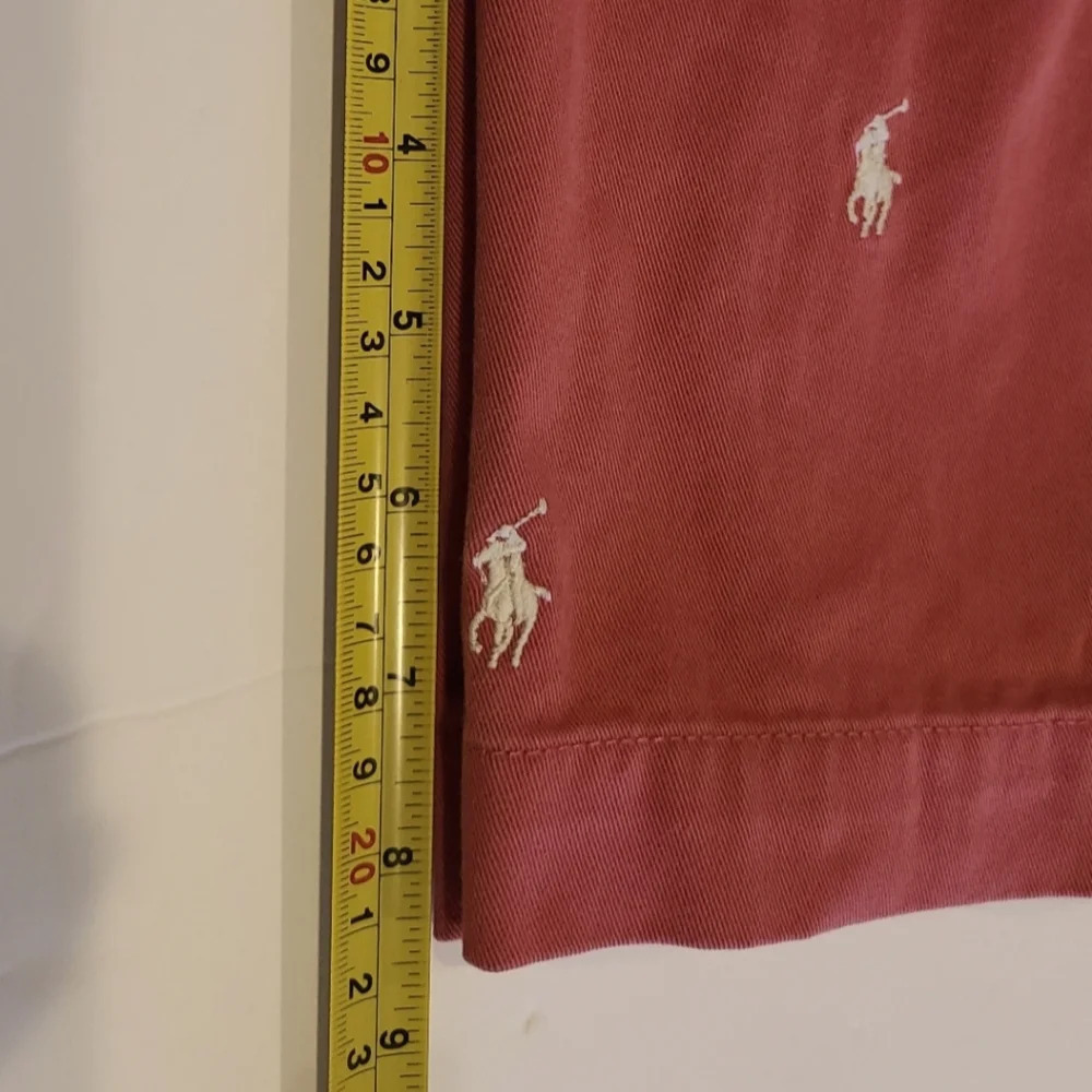 Polo Ralph Lauren Mens Red Tyler Shorts Sz.31 embroidered ponies - Picture 7 of 8